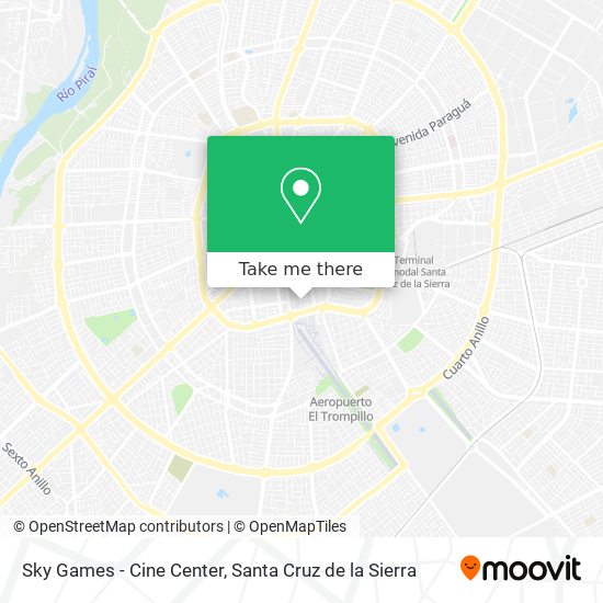 Mapa de Sky Games - Cine Center