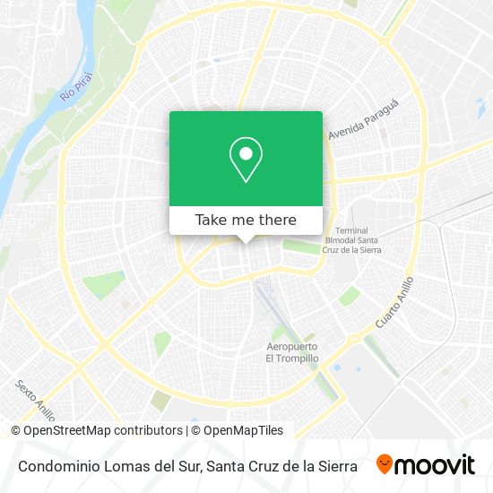 Mapa de Condominio Lomas del Sur