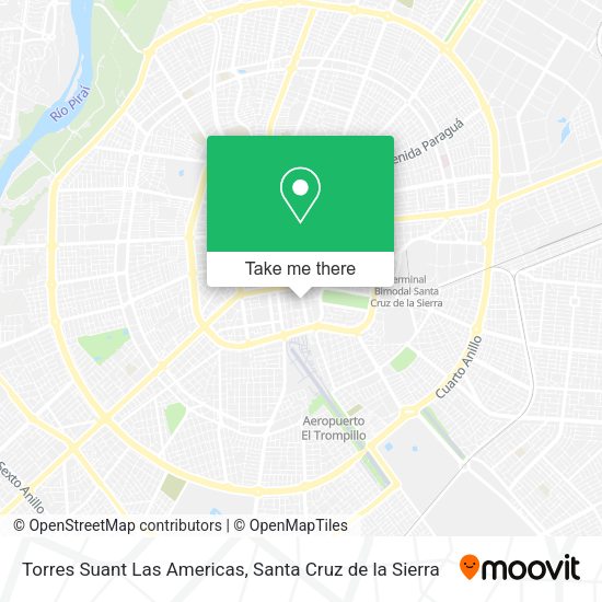 Mapa de Torres Suant Las Americas