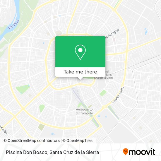Piscina Don Bosco map