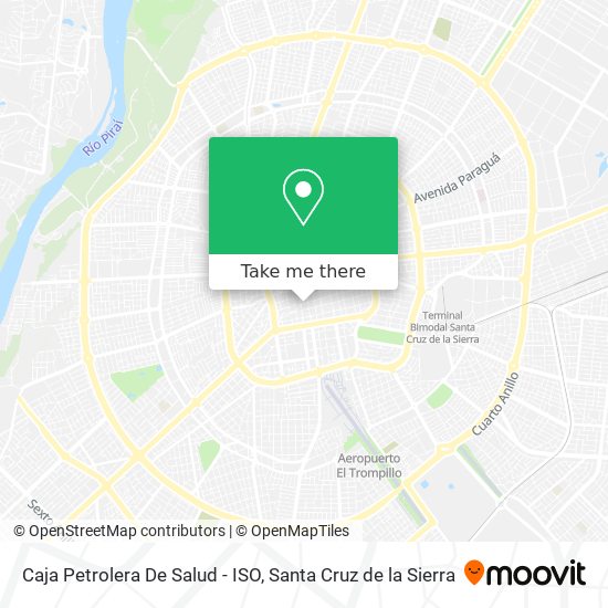 Caja Petrolera De Salud - ISO map