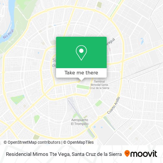 Residencial Mimos Tte Vega map