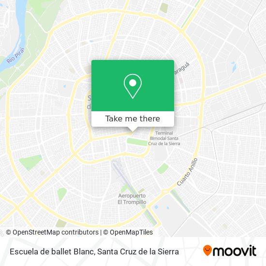 Escuela de ballet Blanc map