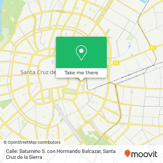 Mapa de Calle: Saturnino S. con Hormando Balcazar