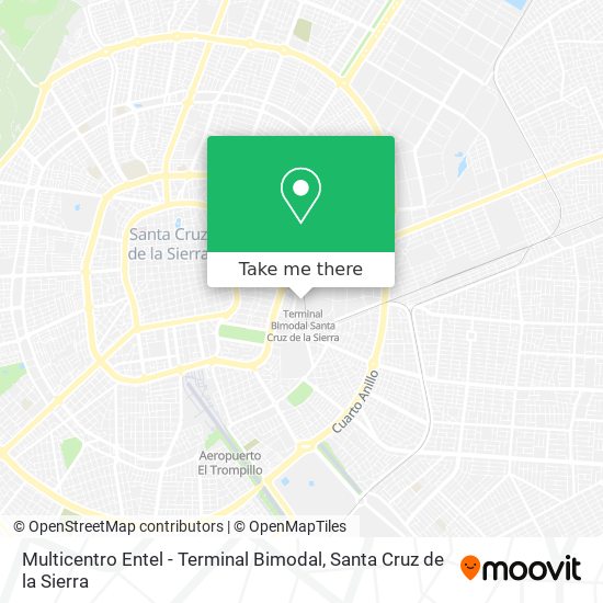 Multicentro Entel - Terminal Bimodal map