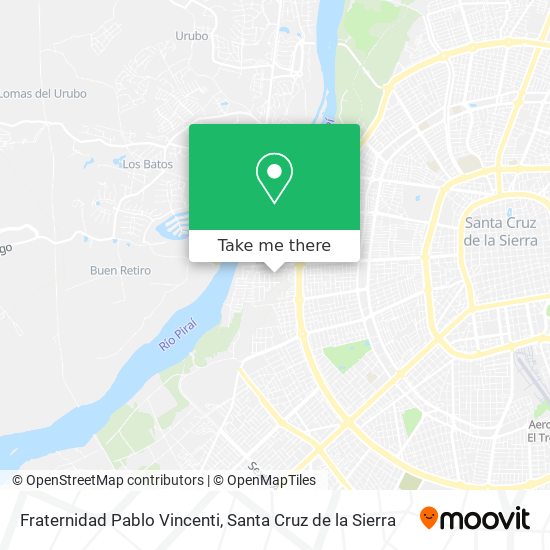 Fraternidad Pablo Vincenti map