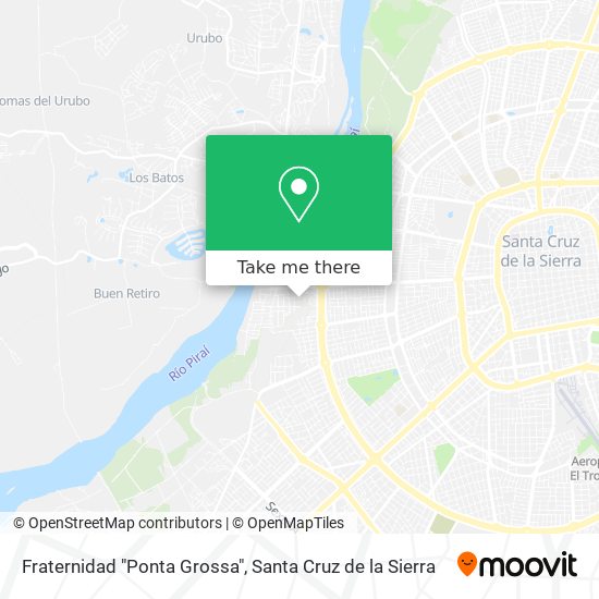 Fraternidad "Ponta Grossa" map