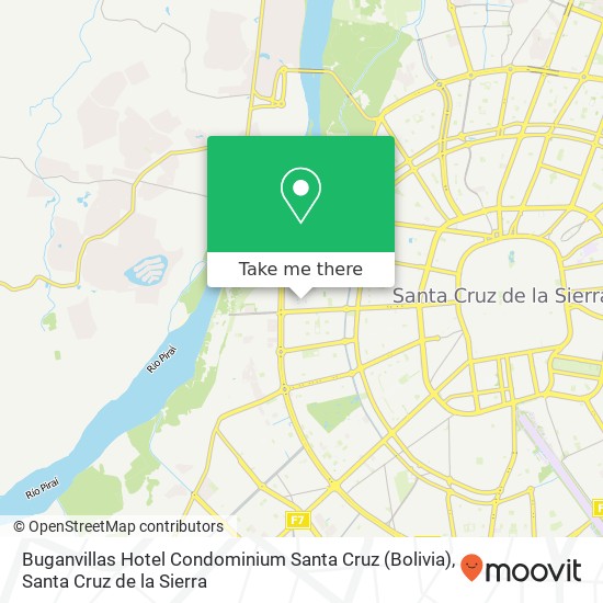 Buganvillas Hotel Condominium Santa Cruz (Bolivia) map