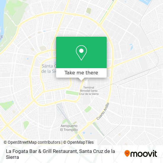 La Fogata Bar & Grill Restaurant map