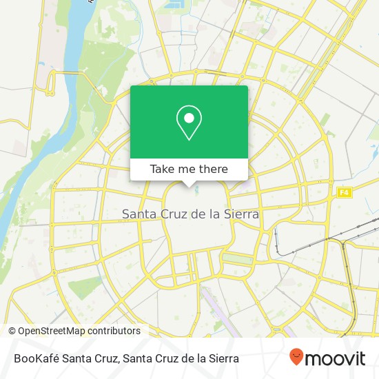 Mapa de BooKafé Santa Cruz