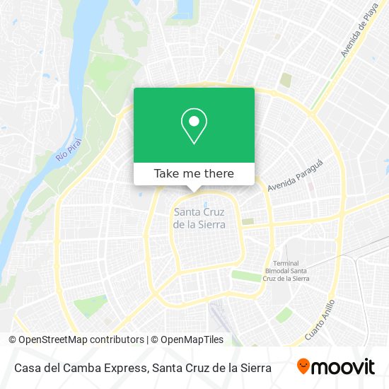 Casa del Camba Express map