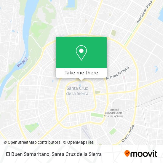 El Buen Samaritano map