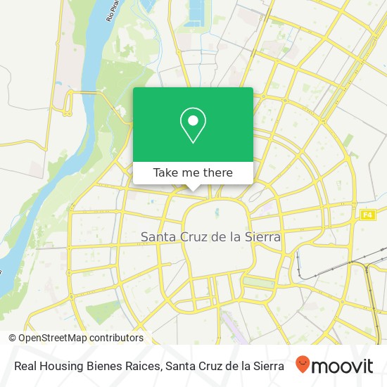 Real Housing Bienes Raices map