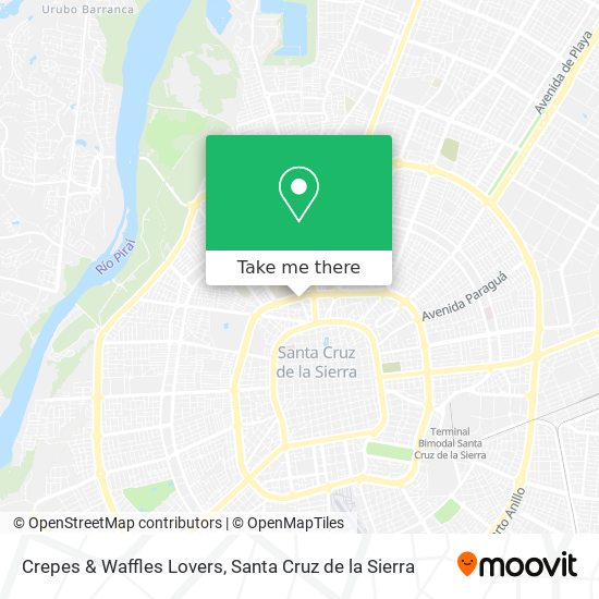 Crepes & Waffles Lovers map