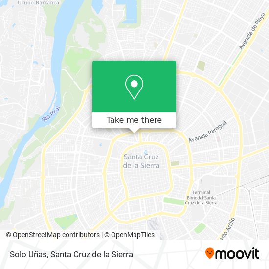 Mapa de Solo Uñas