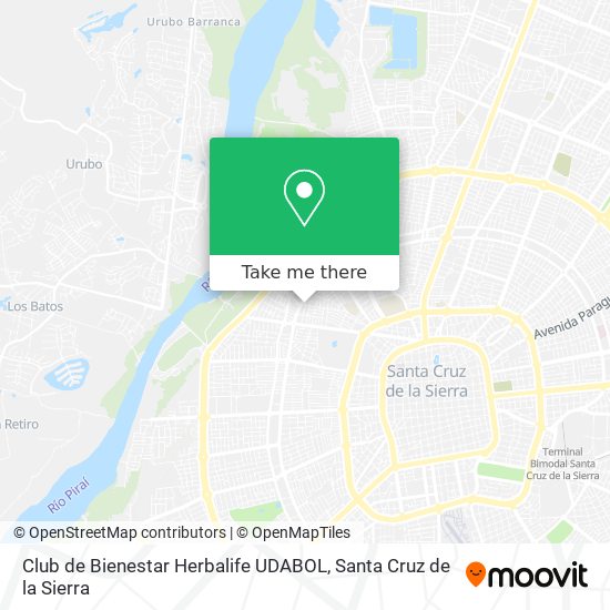 How to get to Club de Bienestar Herbalife UDABOL in Santa Cruz De La Sierra  by Bus?