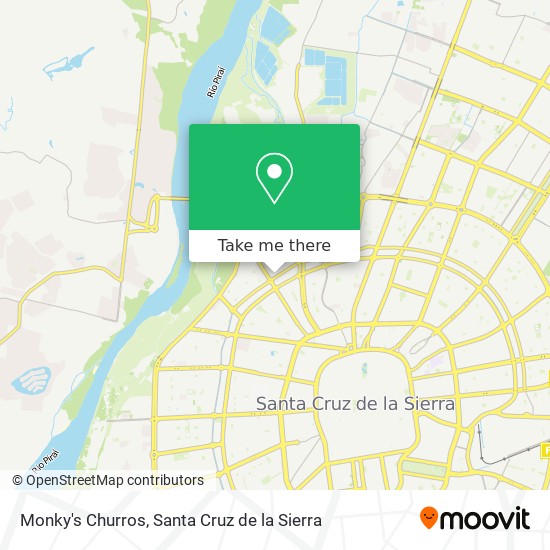 Monky's Churros map