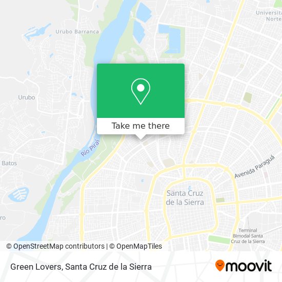 Green Lovers map