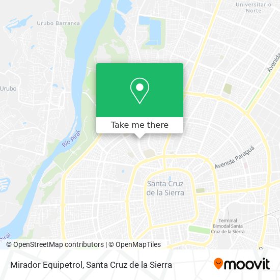 Mirador Equipetrol map