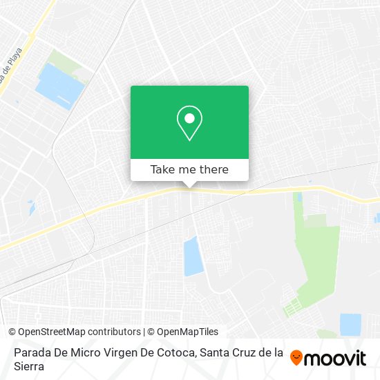 Parada De Micro Virgen De Cotoca map
