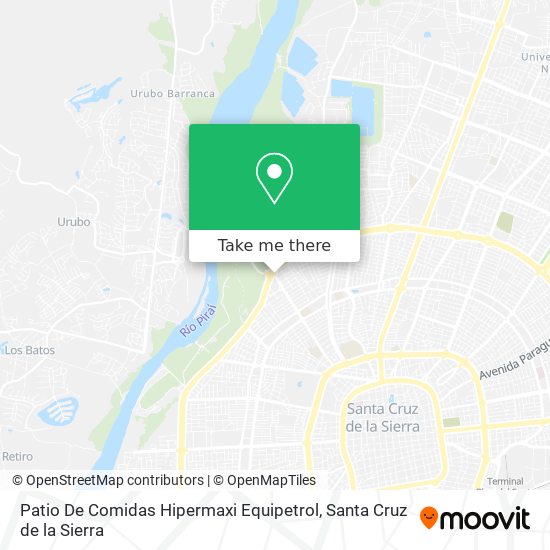 Patio De Comidas Hipermaxi Equipetrol map
