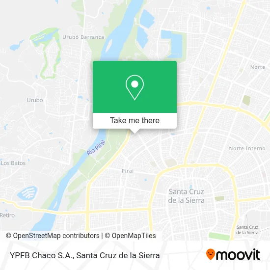 YPFB Chaco S.A. map