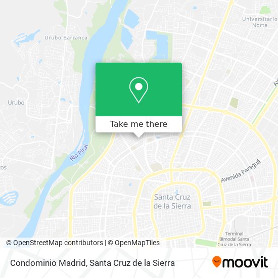 Condominio Madrid map
