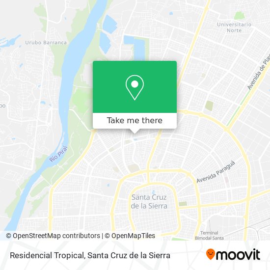 Residencial Tropical map