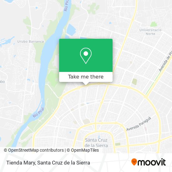 Tienda Mary map