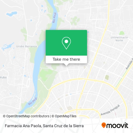 Mapa de Farmacia Ana Paola