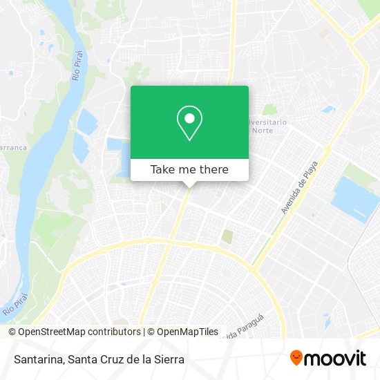 Santarina map