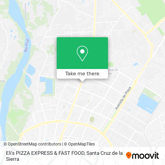 Eli's PIZZA EXPRESS & FAST FOOD map