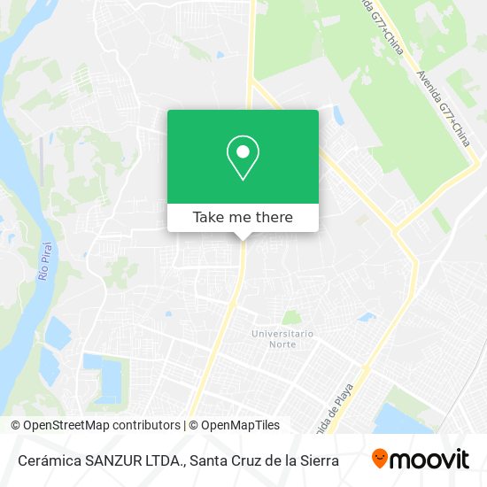 Cerámica SANZUR LTDA. map