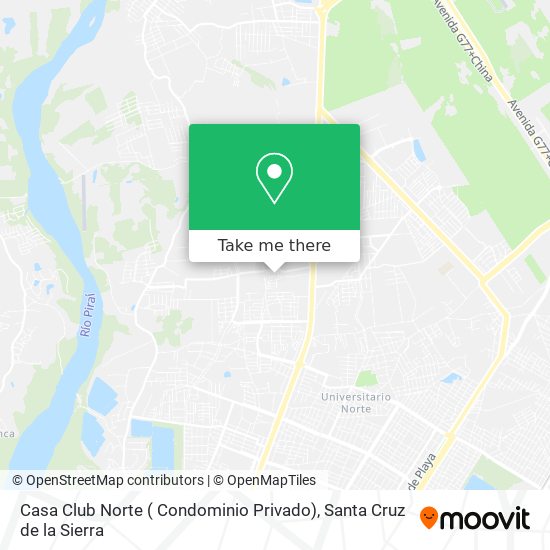 Casa Club Norte ( Condominio Privado) map