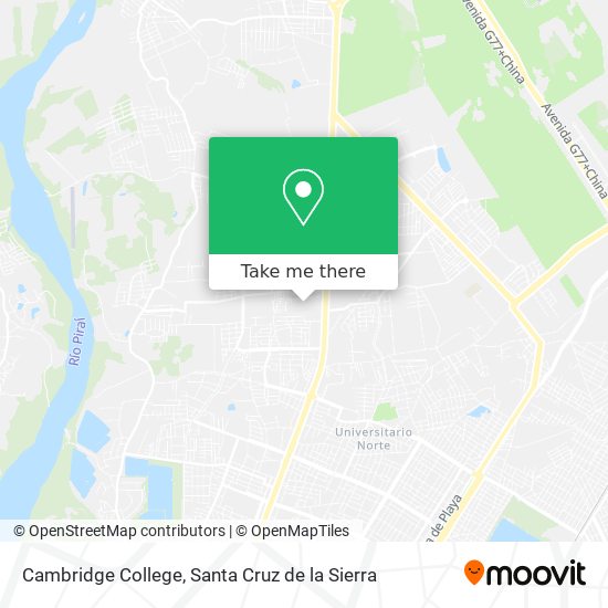 Cambridge College map