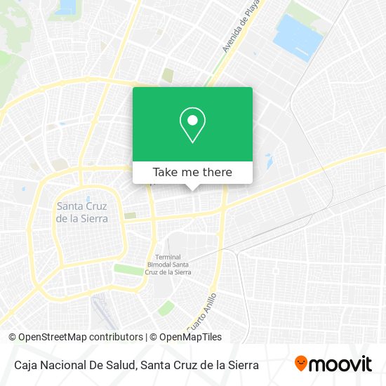Caja Nacional De Salud map