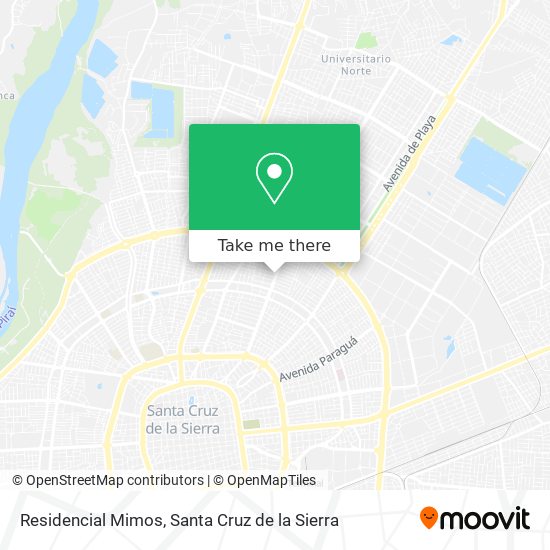 Mapa de Residencial Mimos