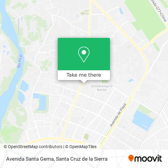 Avenida Santa Gema map