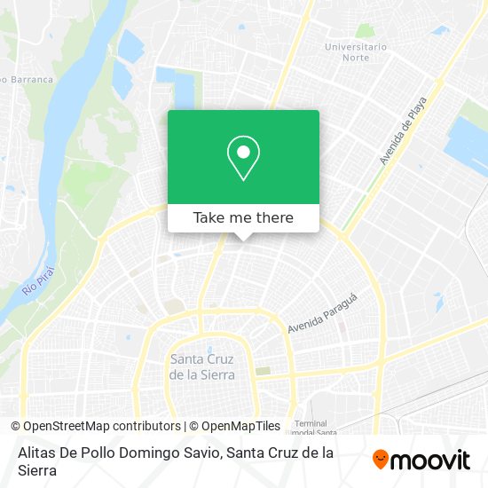 Alitas De Pollo Domingo Savio map