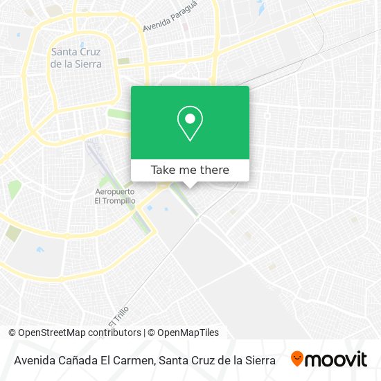 Avenida Cañada El Carmen map