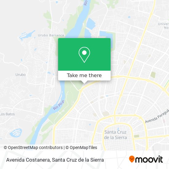 Avenida Costanera map