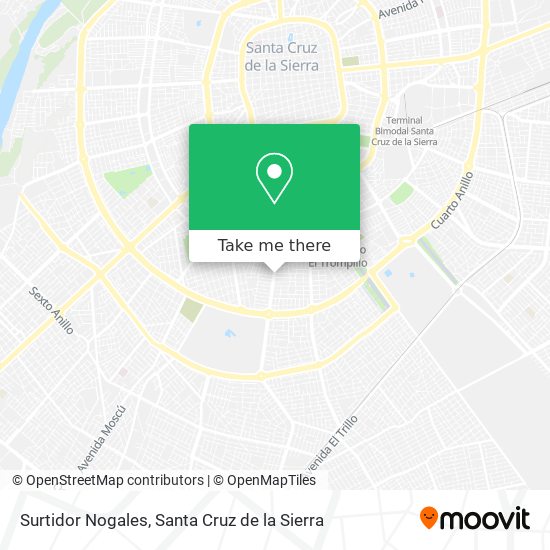 Surtidor Nogales map
