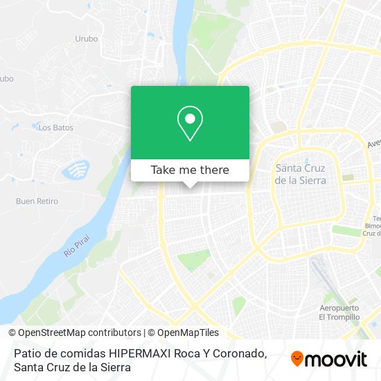 Patio de comidas HIPERMAXI  Roca Y Coronado map