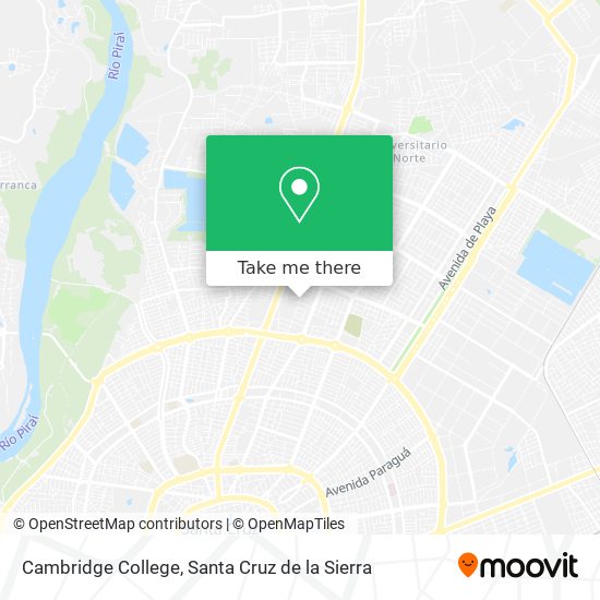 Cambridge College map