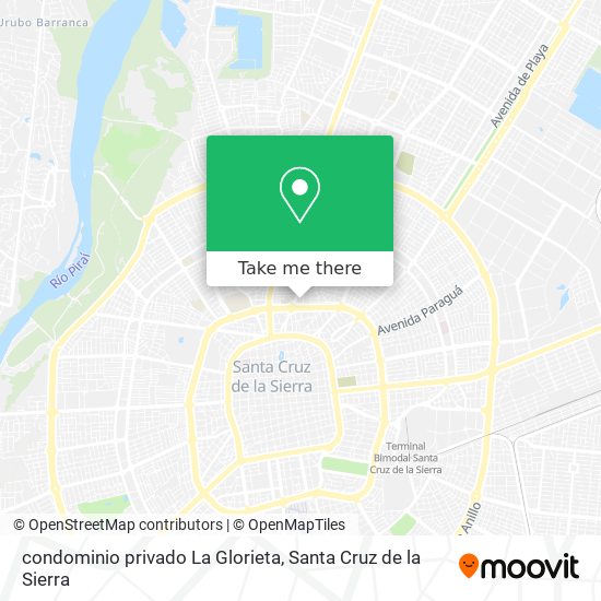 condominio privado La Glorieta map