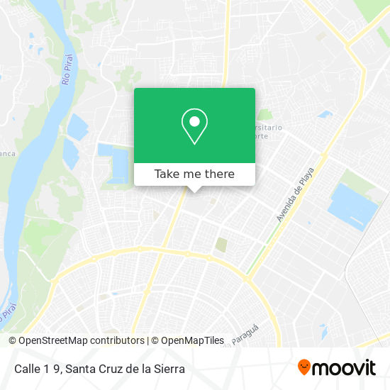 Calle 1 9 map