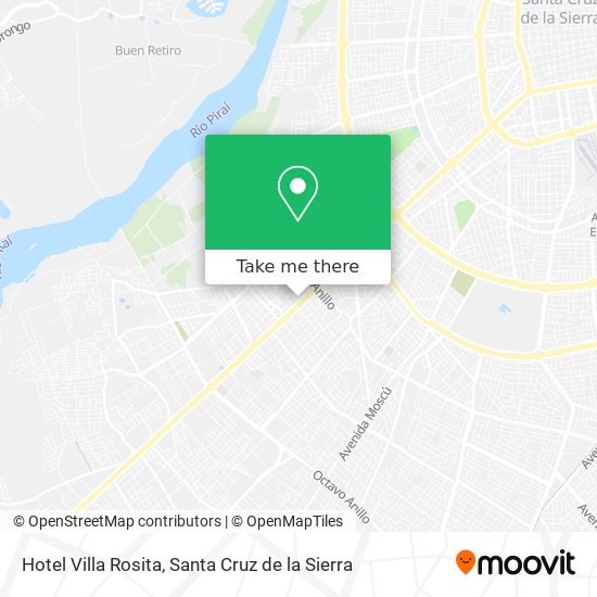 Hotel Villa Rosita map