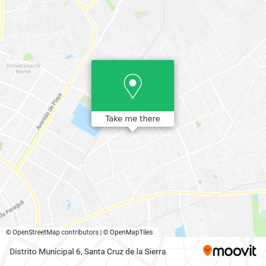 Mapa de Distrito Municipal 6