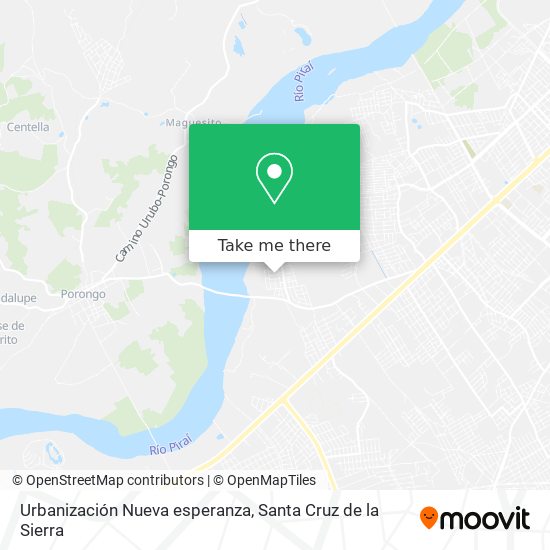 Urbanización Nueva esperanza map