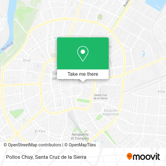 Pollos Chuy map